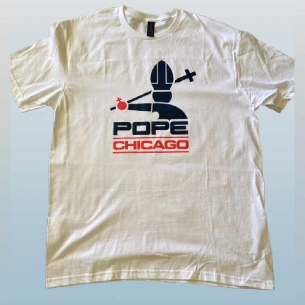 NWOT Pope Leo Chicago T-shirt Size L